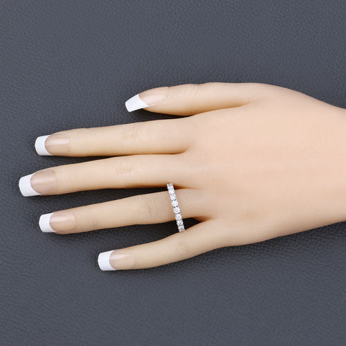 2.00 Carat Lab Grown Diamond 14K White Gold Ring - Rings - Custom Crafting Alliance, LLC