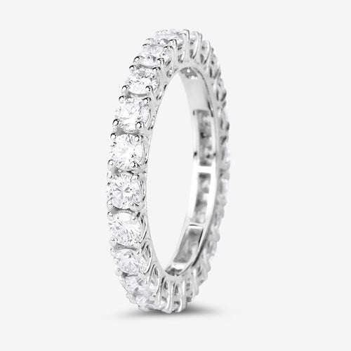 2.00 Carat Lab Grown Diamond 14K White Gold Ring - Rings - Custom Crafting Alliance, LLC