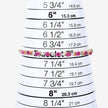 2.01 Carat Genuine Ruby and White Diamond .925 Sterling Silver Bracelet - Bracelets - Custom Crafting Alliance, LLC