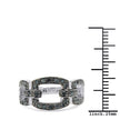 0.36 Carat Genuine Blue Diamond .925 Sterling Silver Ring