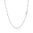 14k White Gold Singapore Chain 1.5mm