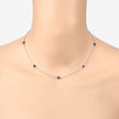 2.10 Carat Genuine Garnet .925 Sterling Silver Necklace - Necklaces - Custom Crafting Alliance, LLC