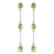 2.10 Carat Genuine Peridot .925 Sterling Silver Earrings - Earrings - Custom Crafting Alliance, LLC