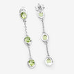 2.10 Carat Genuine Peridot .925 Sterling Silver Earrings - Earrings - Custom Crafting Alliance, LLC