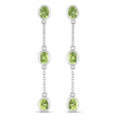 2.10 Carat Genuine Peridot .925 Sterling Silver Earrings - Earrings - Custom Crafting Alliance, LLC