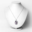 2.12 Carat Genuine Amethyst .925 Sterling Silver Pendant - Pendants - Custom Crafting Alliance, LLC