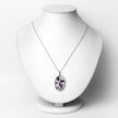 2.12 Carat Genuine Amethyst .925 Sterling Silver Pendant - Pendants - Custom Crafting Alliance, LLC