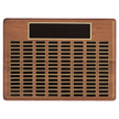 22 X 30/Plates 7/8 X 2 3/4 American Walnut 144 Plate Perpetual Solid Walnut Recognition Plaque With Black Brass Plated Steel Plates - Award - Custom Crafting Alliance, LLC