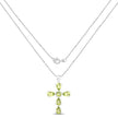 2.24 Carat Genuine Peridot .925 Sterling Silver Pendant - Pendants - Custom Crafting Alliance, LLC