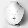 2.29 Carat Genuine Garnet and White Topaz .925 Sterling Silver Pendant - Pendants - Custom Crafting Alliance, LLC
