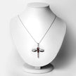 2.29 Carat Genuine Garnet and White Topaz .925 Sterling Silver Pendant - Pendants - Custom Crafting Alliance, LLC