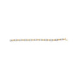 14K Two-Tone Gold 1.00 Cttw Princess-Cut Diamond Chain Link 7
