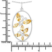 2.30 Carat Genuine Citrine .925 Sterling Silver Pendant - Pendants - Custom Crafting Alliance, LLC