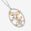 2.30 Carat Genuine Citrine .925 Sterling Silver Pendant - Pendants - Custom Crafting Alliance, LLC