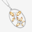 2.30 Carat Genuine Citrine .925 Sterling Silver Pendant - Pendants - Custom Crafting Alliance, LLC