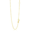 14k Yellow Gold Adjustable Box Chain 0.6mm