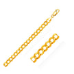 8.2mm 10k Yellow Gold Curb Chain
