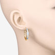 2.66 Carat Genuine Blue Topaz and White Topaz .925 Sterling Silver Earrings - Earrings - Custom Crafting Alliance, LLC