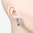 2.66 Carat Genuine Blue Topaz and White Topaz .925 Sterling Silver Earrings - Earrings - Custom Crafting Alliance, LLC