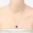 2.66 Carat Genuine Garnet and White Topaz .925 Sterling Silver Pendant - Pendants - Custom Crafting Alliance, LLC