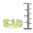 0.07 Carat Genuine White Topaz .925 Sterling Silver Ring
