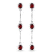 2.70 Carat Genuine Garnet .925 Sterling Silver Earrings - Earrings - Custom Crafting Alliance, LLC