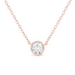 .925 Sterling Silver 1/2 Cttw Diamond Bezel 18
