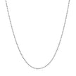 14k White Gold Bead Chain 1.0mm