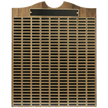 28 X 35 American Walnut Roster Solid Walnut Recognition Plaque W/ 270 Plates - Award - Custom Crafting Alliance, LLC