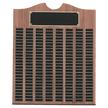 28 X 35 American Walnut Roster Solid Walnut Recognition Plaque W/200 Plates - Award - Custom Crafting Alliance, LLC
