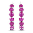 2.80 Carat Genuine Ruby .925 Sterling Silver Earrings - Earrings - Custom Crafting Alliance, LLC