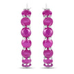 2.80 Carat Genuine Ruby .925 Sterling Silver Earrings - Earrings - Custom Crafting Alliance, LLC
