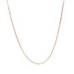 Diamond Cut Cable Link Chain in 14k Rose Gold (0.8 mm)