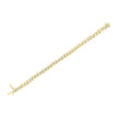 10K Yellow Gold Plated .925 Sterling Silver 7.0 cttw 2-Prong Set Round Brilliant Cut Diamond 