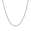 14k White Gold Round Wheat Chain 1.5mm