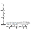 1.08 Carat Genuine Aquamarine and White Topaz .925 Sterling Silver Earrings