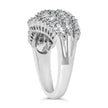 14K White Gold Diamond Cocktail Ring Band (1 3/4 Cttw, H-I Color, SI2-I1 Clarity) - Size 6-1/2