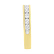 IGI Certified 18K Yellow Gold 1.0 Cttw Channel Set Round-Cut Diamond 11 Stone Anniversary/Wedding Band Ring (I-J Color, I1-I2 Clarity) - Size 9.5