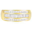 14K Yellow Gold 1ct. TDW Princess and Baguette-Cut Diamond Ring(H-I, SI1-SI2)