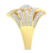 10K Yellow Gold Diamond Ring (1 Cttw, I-J Color, I2-I3 Clarity) - Size 7