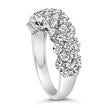 .925 Sterling Silver 2.0 cttw Lab Grown Diamond Scattered Band Ring (F-G Color, VS1-VS2 Clarity) - Ring Size 7