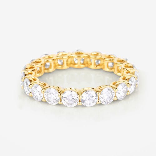 3.00 Carat Lab Grown Diamond 14K Yellow Gold Ring - Rings - Custom Crafting Alliance, LLC