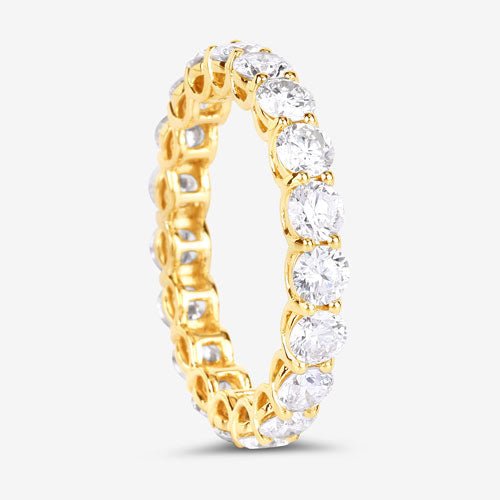 3.00 Carat Lab Grown Diamond 14K Yellow Gold Ring - Rings - Custom Crafting Alliance, LLC