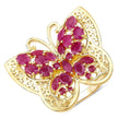 3.08 Carat Genuine Ruby .925 Sterling Silver Ring - Rings - Custom Crafting Alliance, LLC