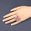 3.08 Carat Genuine Ruby .925 Sterling Silver Ring - Rings - Custom Crafting Alliance, LLC