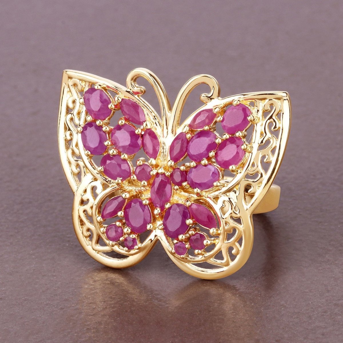 3.08 Carat Genuine Ruby .925 Sterling Silver Ring - Rings - Custom Crafting Alliance, LLC