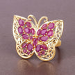 3.08 Carat Genuine Ruby .925 Sterling Silver Ring - Rings - Custom Crafting Alliance, LLC