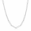 14k White Gold Wire Paperclip Chain (2.7mm)