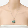 3.13 Carat Genuine Emerald .925 Sterling Silver Pendant - Pendants - Custom Crafting Alliance, LLC