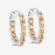 3.20 Carat Genuine Citrine .925 Sterling Silver Earrings - Earrings - Custom Crafting Alliance, LLC